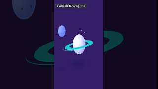 Pure CSS Saturn Hula Hooping | Creative Codepen CSS Animation