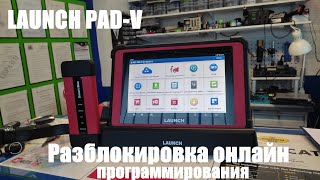 Launch Pad-V unlock функции онлайн программирования