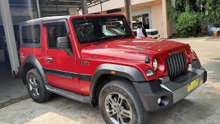 Mahindra Thar SUV Red Colour WalkAround 2021