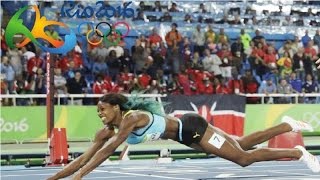 Shaunae Miller Dives On Line To Beat Allyson Felix In Women's 400m In Rio 2016