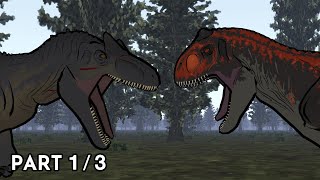 Allosaurus vs Carnotaurus | Animation (Part 1/3)