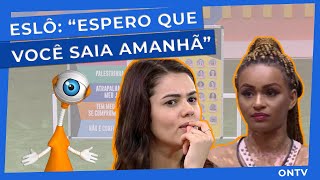 BBB 22 - ESLOVENIA chama NATÁLIA de mal educada e quer que sister saia da casa #bbb22