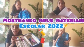 Mostrando meus materiais escolar 2022