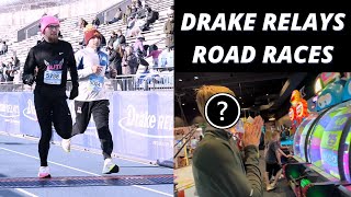 DRAKE RELAYS ROAD RACES 2023 VLOG | FT SPECIAL GUEST