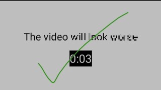 Every 3 seconds of this video, the resolution will drop