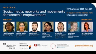 Webinar |  Social media, networks and movements for women's empowerment