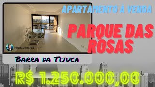 APARTAMENTO À VENDA NA  BARRA DA TIJUCA - PARQUE DAS ROSAS