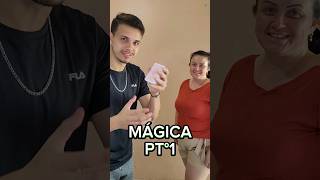 MÁGICA COM A SENHORA PT1 🤣 #viral #mãe #magic #shorts