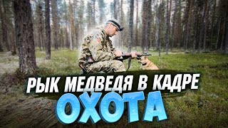 ОХОТА,ПОДОШЕЛ НА 10М, МЕДВЕДЬ РЯВКНУЛ КАК ДИНОЗАВР,БРОДЯГИ.