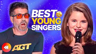 YOUNGEST Singers With BIG VOICES On America's Got Talent 🥹