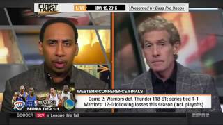 ESPN First Take   Game 2  Warriors Defeat OKC Thunder