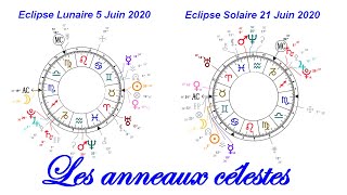 Eclipse Solaire - Les Anneaux Célestes - Astrologie Sidérale 21 Juin 2020