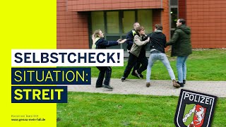 SELBSTCHECK – Streit: Wie würdest Du Dich entscheiden? | Polizei NRW