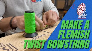 Making a Flemish Twist Bowstring with a Jig