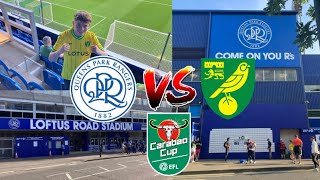 QPR VS NORWICH CITY | 0-1 | CARABAO CUP MADNESS! 100TH MINUTE LIMBS!!!