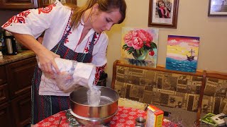 Baking Biscuits Enjoying Cosy New Year Festive Atmosphere