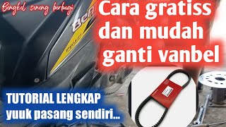 CARA PASANG V BELT yang benar anti gagal