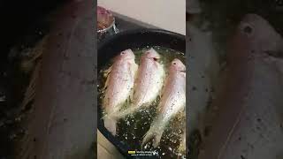 ASMR frying fish #shorts #food #shortsviral #asmr