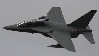 4Kᵁᴴᴰ Italian AF Leonardo T-346A Master Stunning Demo of Agility @ RIAT 2019