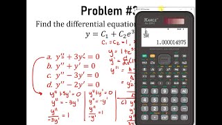 DE Calculator Techniques (Differential Equations - Engr Yu Jei Abat | #AbatAndChill