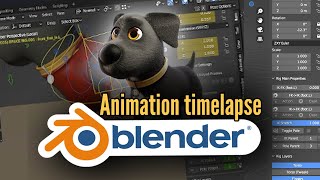 Blender animation Timelapse