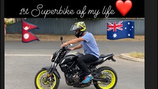 First Superbike of my life | 🇳🇵🇦🇺 mto7