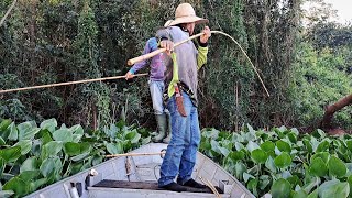 PEGOU E PELO JEITO É GRANDE , FOI OQUE ELE FALOU QUANDO O PEIXE PUXOU COM TUDO./PESCARIA DE TRAÍRA.