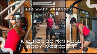 The Quickest Full Body Workout at the Gym for Weight Loss 💪 | Beginner Friendly 🏋️‍♀️✨