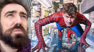 I Helped Airrack Climb A Building! (BTS Spider-man Stunt)