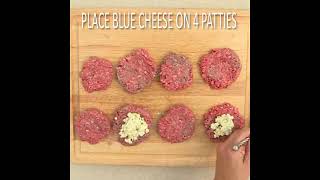 Blue Cheese-Stuffed Chipotle BBQ Burgers