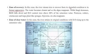 Zones of Pollution in Stream