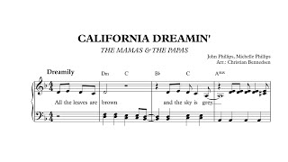 California Dreamin’ - Easy Piano