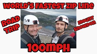 The World's Fastest Zip Line 100mph - Velocity 2 In Snowdonia - Vlog 2021