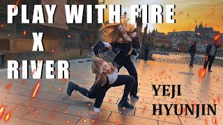 [K-POP IN PUBLIC] YEJI x HYUNJIN - 'River + Play With Fire' | dance cover in Prague by POLARIS