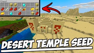 Desert Temple Spawn Seed!!! - Minecraft: Bedrock Edition! (Desert Seed!)