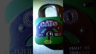 Elzett Cato Padlock #security #lock #hungary #padlock #manufacturing #old #vintage