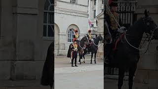 2/07/24 TWINS DOING THE GUARD IN HORSE GUARD PARADE.