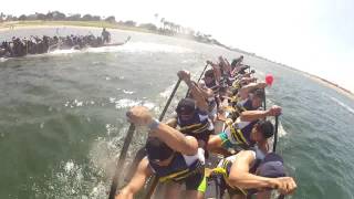 Laos Dragon boat race 2016 "Team Jao Pha Ya" 2nd race