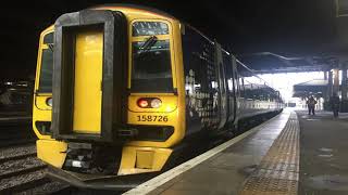 Scotrail Announcements - Glasgow Central to Edinburgh Waverley Class 158 (05/08/20)