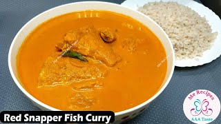 Fish Curry | Red snapper Fish curry Mangalore Style | Fish kulambu | Desi Style Fish Gravy Recipe#95