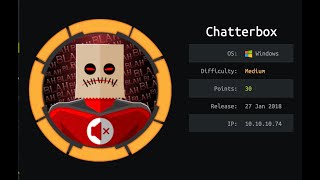 Hack The Box: Chatterbox w/o Metasploit