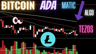 BITCOIN, ADA, LITECOIN, MATIC, ALGO , TEZOS PRICE ACTION UPDATE!!!