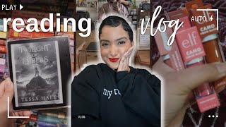 a chaotic reading vlog: going back to work, upsetting the fantasy bro’s & two five star reads ✨