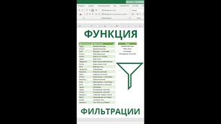 Функция Excel, познакомившись с которой Вы не будете фильтровать значения по-другому! 🤩 #shorts