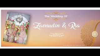 Live Streaming// HAPPI WEDDING// ZAENUDIN &  RIA// Sabtu 22 Juni 2024//GMH AUDIO MUCH VISION