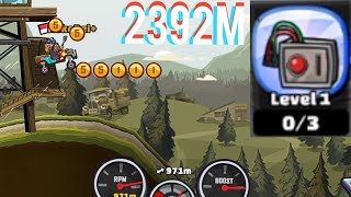 2392m HILL CLIMBER In Forest Trial With Coin Boost Level 1?! - HCR2