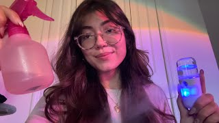 Lofi ASMR Spraying Your Cute Face ✨💕 Liquid & Hand Sounds 👋🏻