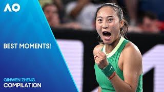 Qinwen Zheng's Greatest Moments! | Australian Open 2024