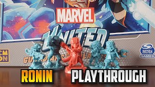 Marvel United Playthrough - Ronin vs The Guardians of the Galaxy