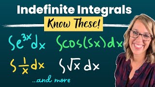 Must Know Indefinite Integral Rules | Getting Started with Integrals